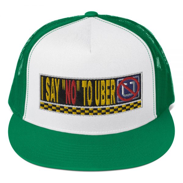 “I SAY NO TO UBER” Embroidered Yupoong Trucker Cap - Image 5