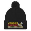 “CABBIES FOR LIFE” Embroidered Pom-Pom Beanie - Image 2