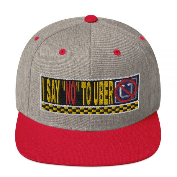 “I SAY NO TO UBER” Embroidered Yupoong Snapback Hat - Image 30