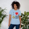 “I LOVE TAXI DRIVERS” Premium Bright Color T-Shirt - Image 5