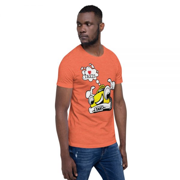 "I LOVE TAXIS" Premium Dark Color T-Shirt - Image 24