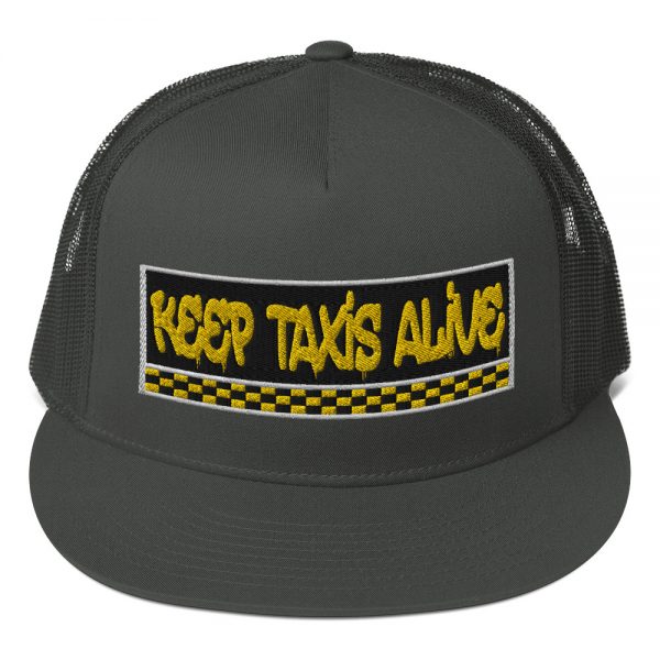 “KEEP TAXIS ALIVE – v3” Embroidered Yupoong Trucker Cap - Image 4