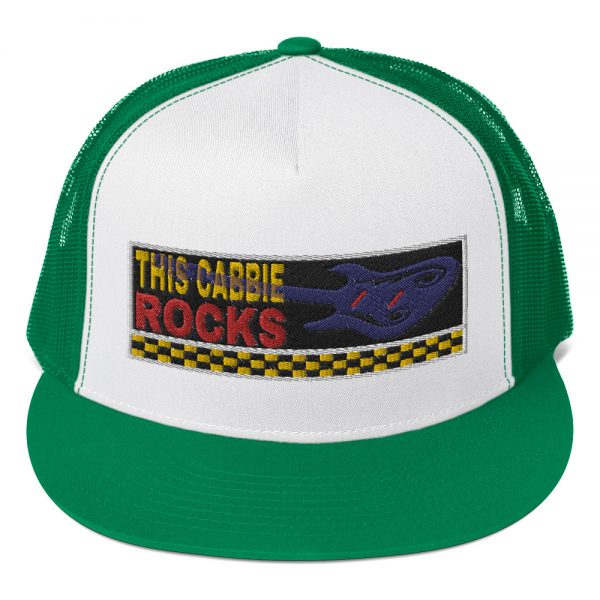 “THIS CABBIE ROCKS” Embroidered Yupoong Trucker Cap - Image 6