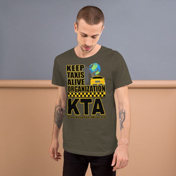 "KEEP TAXIS ALIVE ORGANIZATION" Premium Dark Color T-Shirt - Image 4