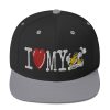 “I LOVE MY TAXI” Embroidered Yupoong Snapback Hat - Image 10