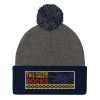 “THIS CABBIE ROCKS” Embroidered Pom-Pom Beanie - Image 3