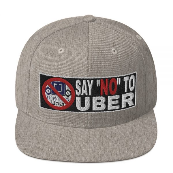 “SAY NO TO UBER - v2” Embroidered Yupoong Snapback Hat - Image 25