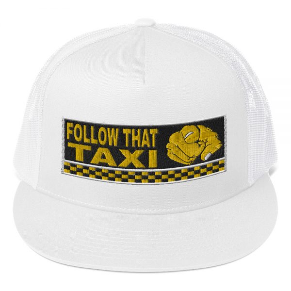 “FOLLOW THAT TAXI” Embroidered Yupoong Trucker Cap - Image 9