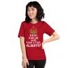 "KEEP CALM" Premium Dark Color T-Shirt - Image 28