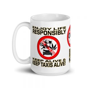 “ENJOY LIFE RESPONSIBLY” Premium Glossy White Mug