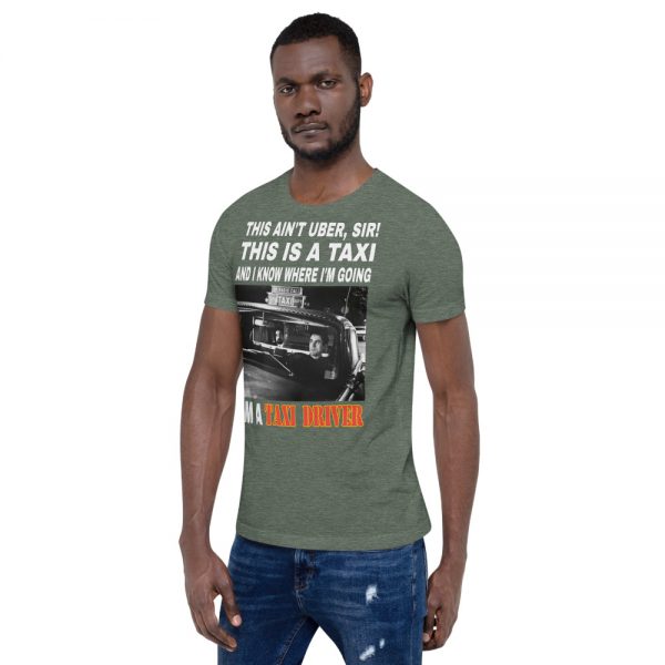 "THIS AIN'T UBER SIR!" Premium Dark Color T-Shirt - Image 6