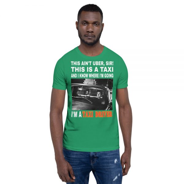 "THIS AIN'T UBER SIR!" Premium Dark Color T-Shirt - Image 19