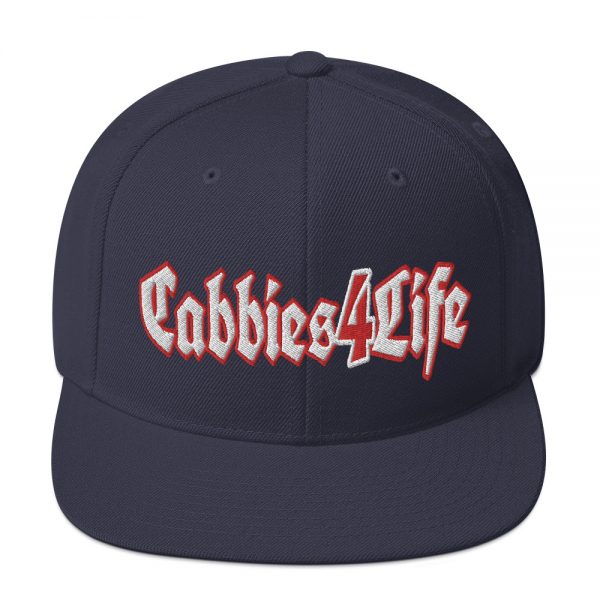 “CABBIES4LIFE” Embroidered Yupoong Snapback Hat - Image 18