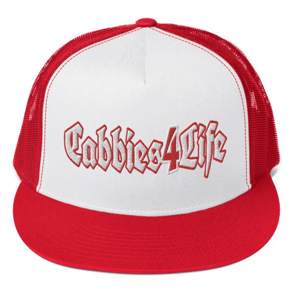 “CABBIES4LIFE” Embroidered Yupoong Trucker Cap - Image 7