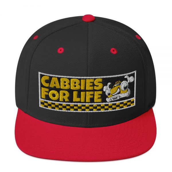 “CABBIES FOR LIFE” Embroidered Yupoong Snapback Hat - Image 6