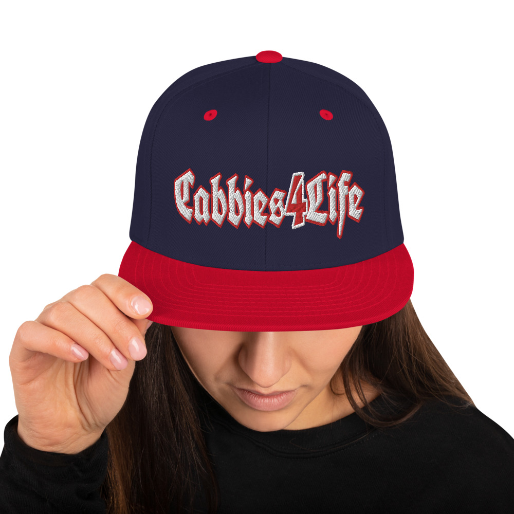 “CABBIES4LIFE” Embroidered Yupoong Snapback Hat