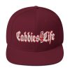 “CABBIES4LIFE” Embroidered Yupoong Snapback Hat - Image 37