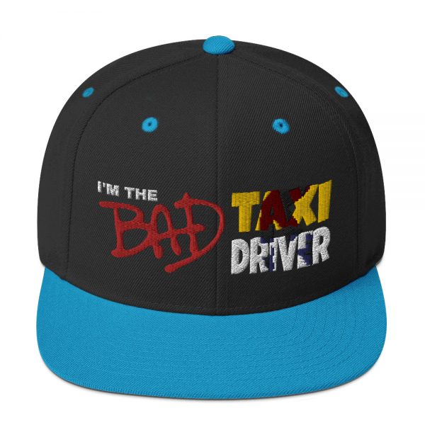 “I'M THE BAD TAXI DRIVER” Embroidered Yupoong Snapback Hat - Image 2