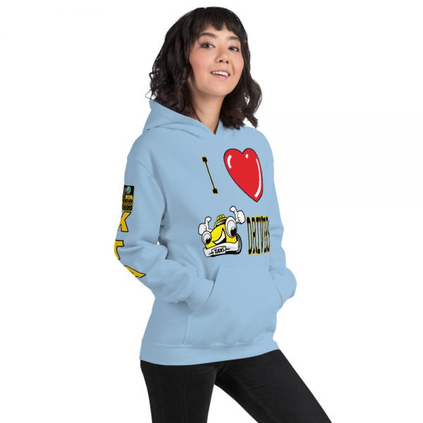 "I LOVE TAXI DRIVERS" Premium Soft & Heavy Blend Hoodie - Image 18