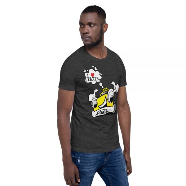 "I LOVE TAXIS" Premium Dark Color T-Shirt - Image 15