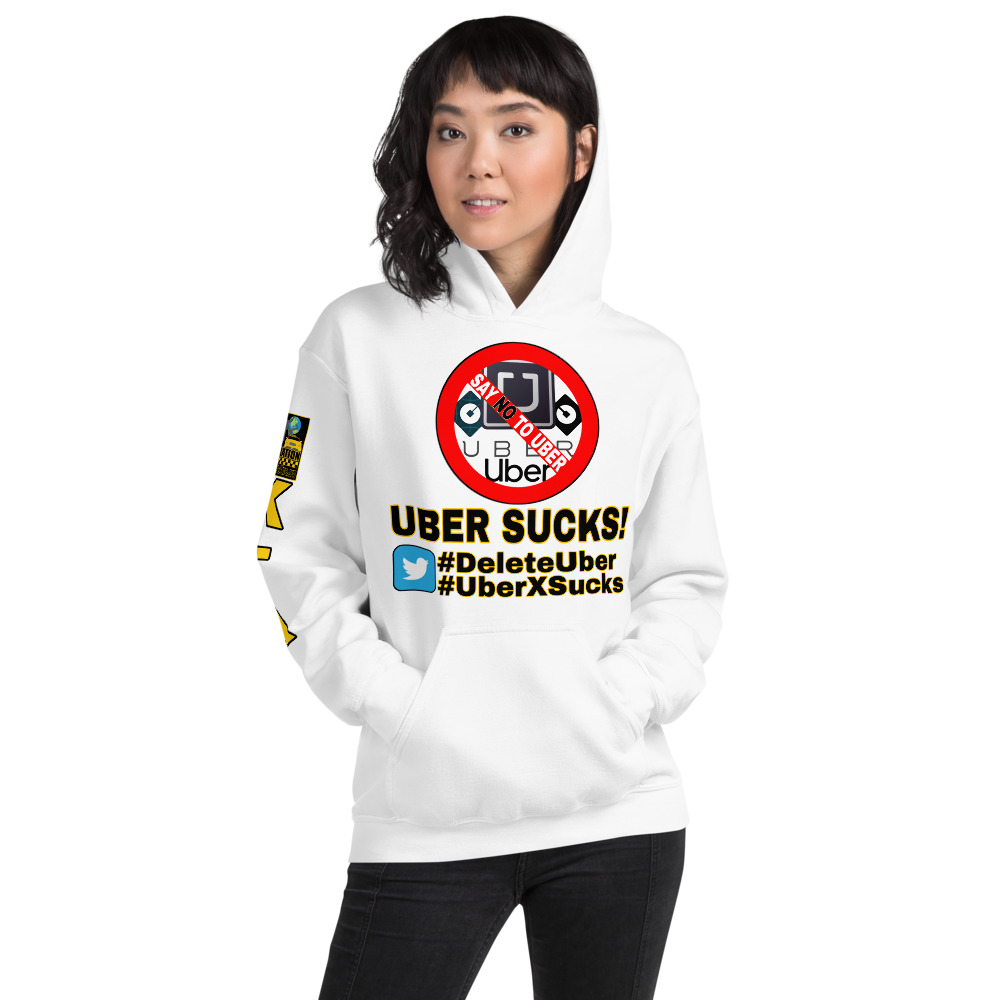 “UBER SUCKS!” Premium Soft & Heavy Blend Hoodie