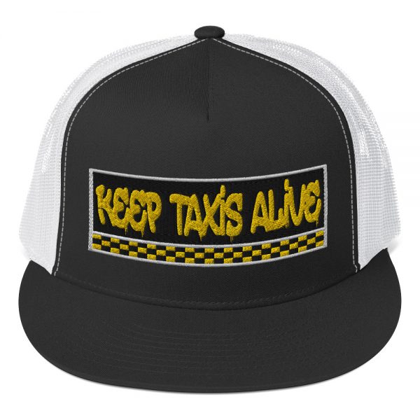 “KEEP TAXIS ALIVE – v3” Embroidered Yupoong Trucker Cap - Image 2