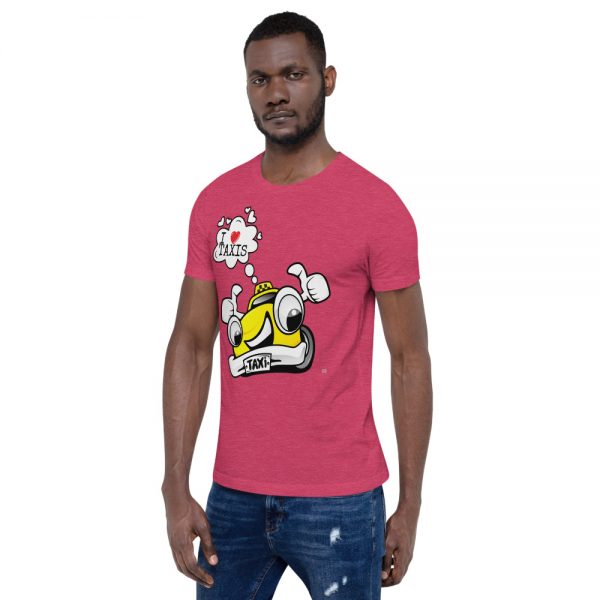 "I LOVE TAXIS" Premium Dark Color T-Shirt - Image 35