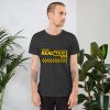 "I'M THE REAL TAXI DRIVER" Premium Dark Color T-Shirt - Image 5
