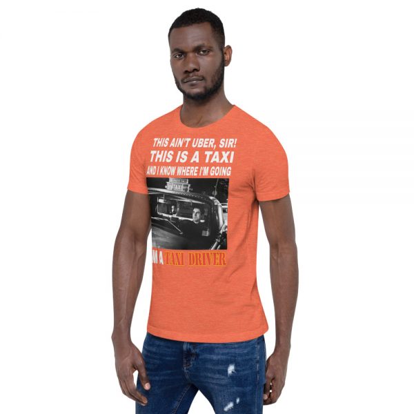 "THIS AIN'T UBER SIR!" Premium Dark Color T-Shirt - Image 23