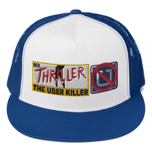 “MR. THRILLER, THE UBER KILLER” Embroidered Yupoong Trucker Cap - Image 8