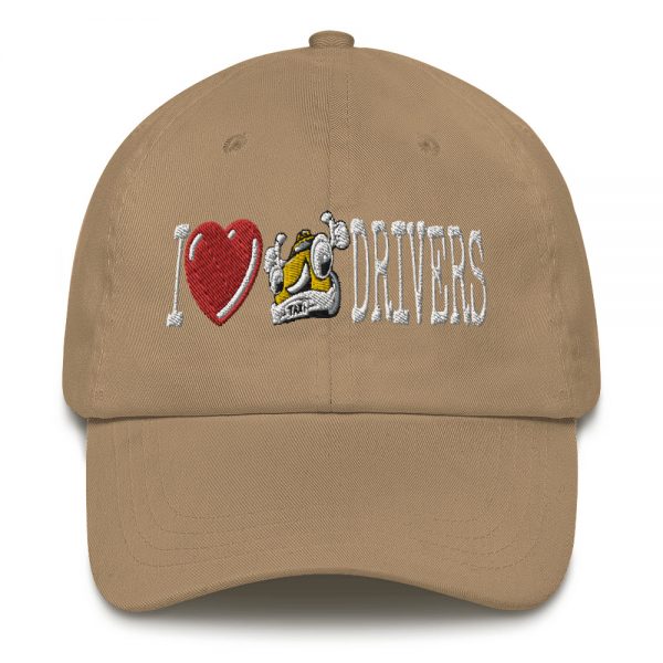 “I LOVE TAXI DRIVERS” Embroidered Yupoong Dad Hat - Image 10