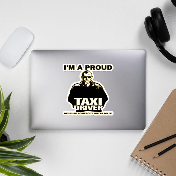 “I'M A PROUD TAXI DRIVER” Premium Kiss Cut Emblem Stickers - Image 9