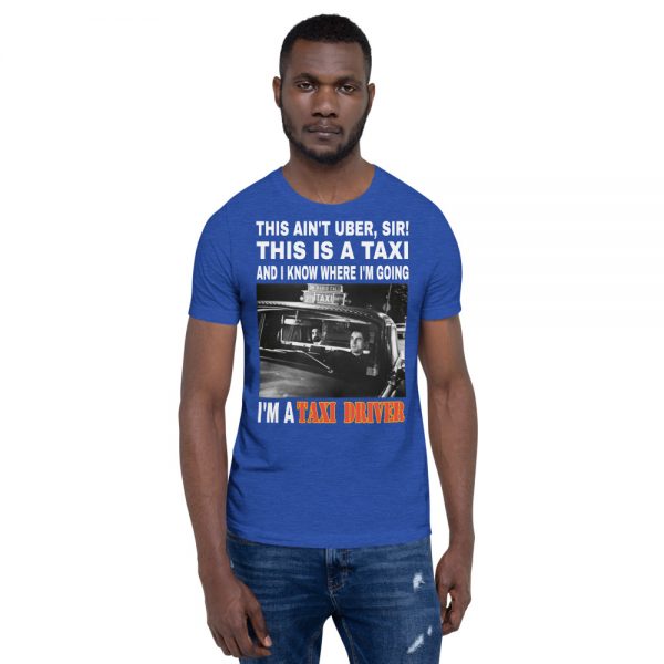 "THIS AIN'T UBER SIR!" Premium Dark Color T-Shirt - Image 25