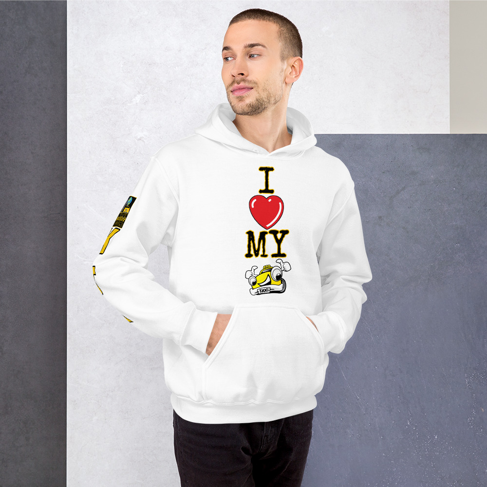 "I LOVE MY TAXI" Premium Soft & Heavy Blend Hoodie