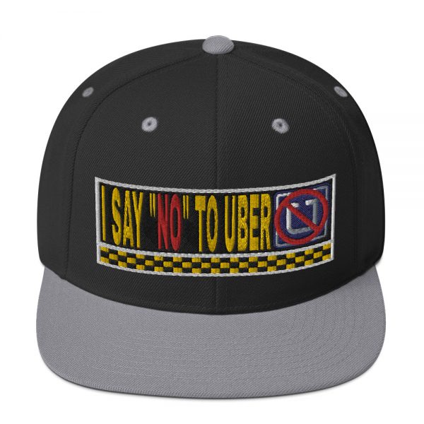 “I SAY NO TO UBER” Embroidered Yupoong Snapback Hat - Image 10