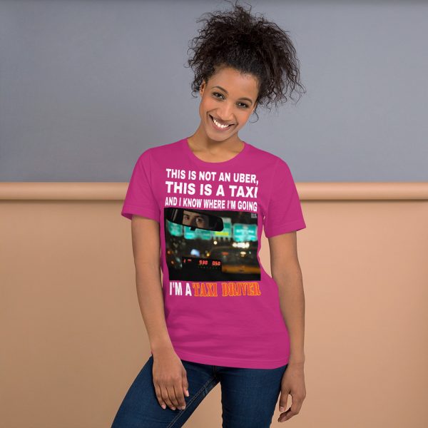 "THIS IS NOT AN UBER" Premium Dark Color T-Shirt - Image 11