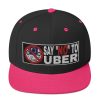 “SAY NO TO UBER - v2” Embroidered Yupoong Snapback Hat - Image 4