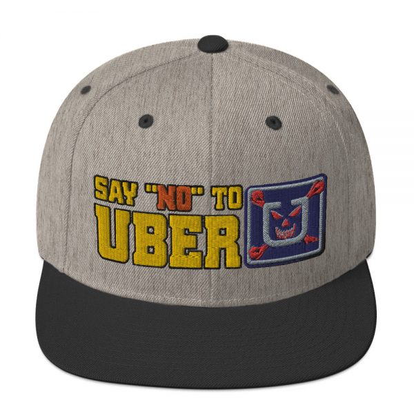 “SAY NO TO UBER - v1” Embroidered Yupoong Snapback Hat - Image 24