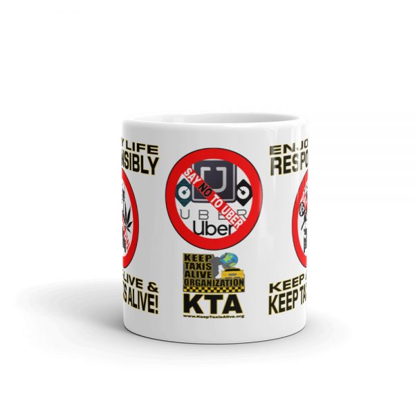 “ENJOY LIFE RESPONSIBLY” Premium Glossy White Mug - Image 4