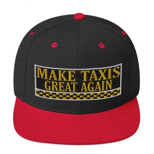 “MAKE TAXIS GREAT AGAIN” Embroidered Yupoong Snapback Hat - Image 6