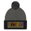 “I SAY NO TO UBER” Embroidered Pom-Pom Beanie - Image 4