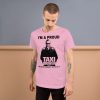 "I'M A PROUD TAXI DRIVER" Premium Bright Color T-Shirt - Image 12