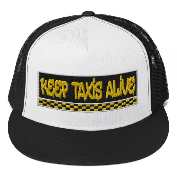 “KEEP TAXIS ALIVE – v3” Embroidered Yupoong Trucker Cap