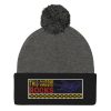 “THIS CABBIE ROCKS” Embroidered Pom-Pom Beanie - Image 4