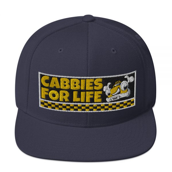 “CABBIES FOR LIFE” Embroidered Yupoong Snapback Hat - Image 18