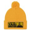 “I’M THE TAXI DRIVER” Embroidered Pom-Pom Beanie - Image 11