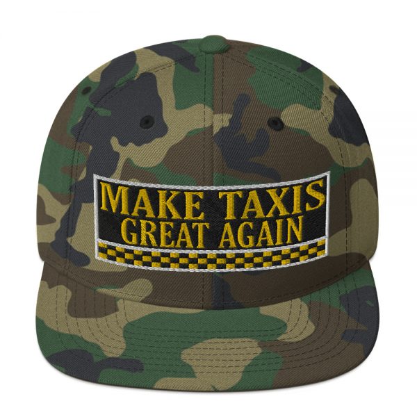 “MAKE TAXIS GREAT AGAIN” Embroidered Yupoong Snapback Hat - Image 12