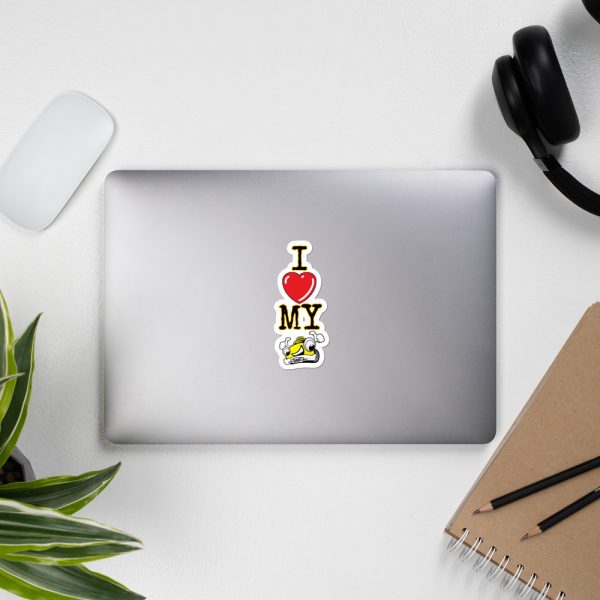 “I LOVE MY TAXI” Premium Kiss Cut Emblem Stickers - Image 7