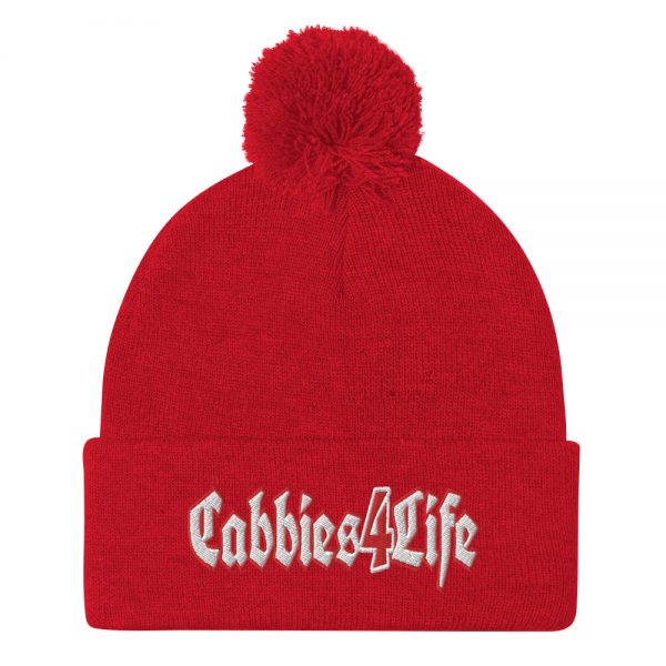 “CABBIES4LIFE” Embroidered Pom-Pom Beanie - Image 10