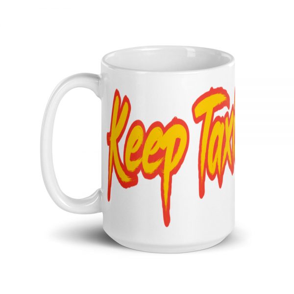 “KEEP TAXIS ALIVE – v2” Premium Glossy White Mug